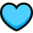 cyan heart